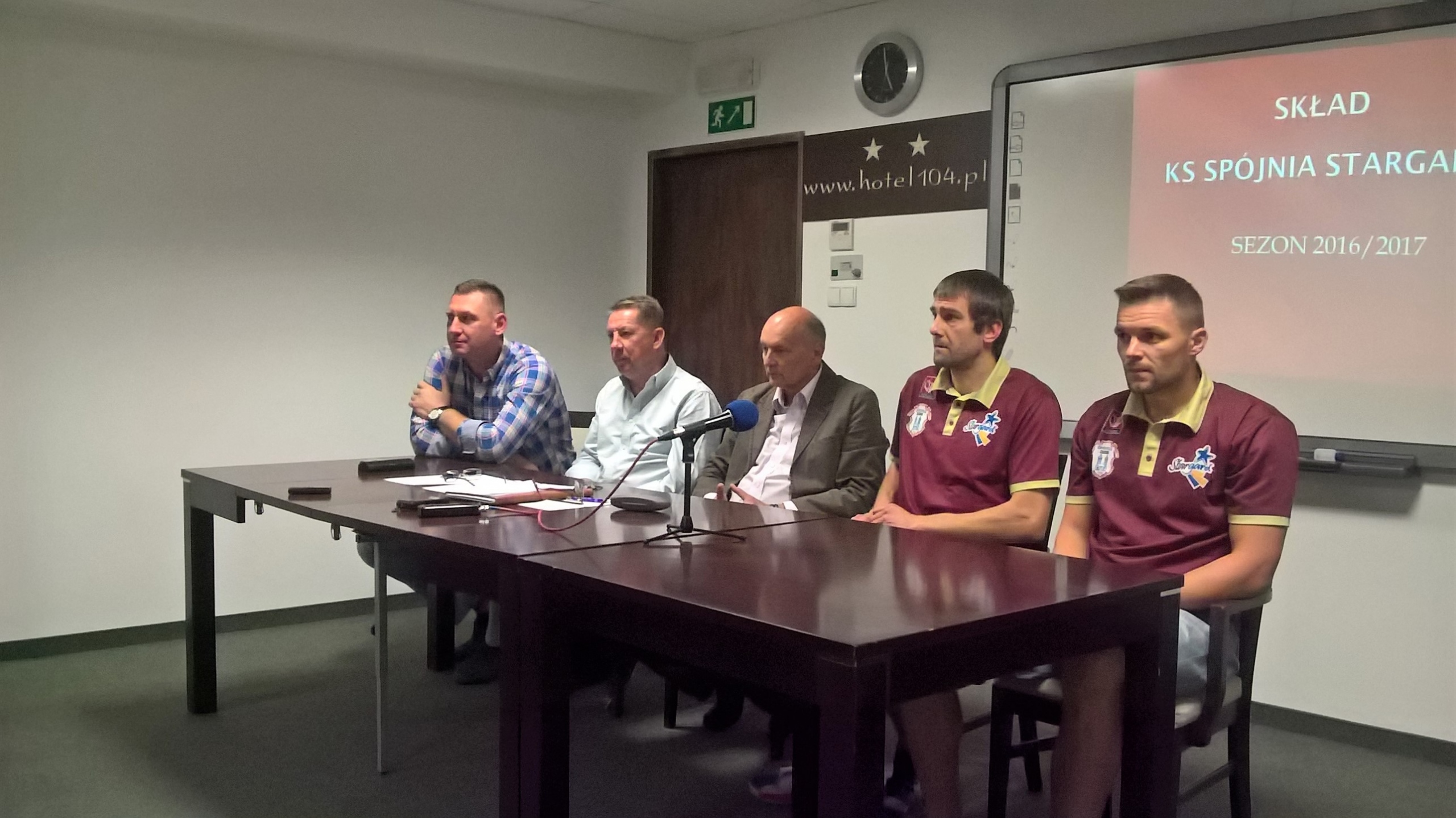 Konferencja prasowa Spójni Stargard