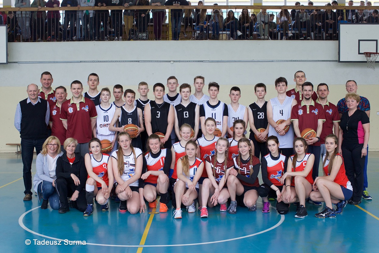 Lekcja wf-u z koszykarzami KS Spójni Stargard