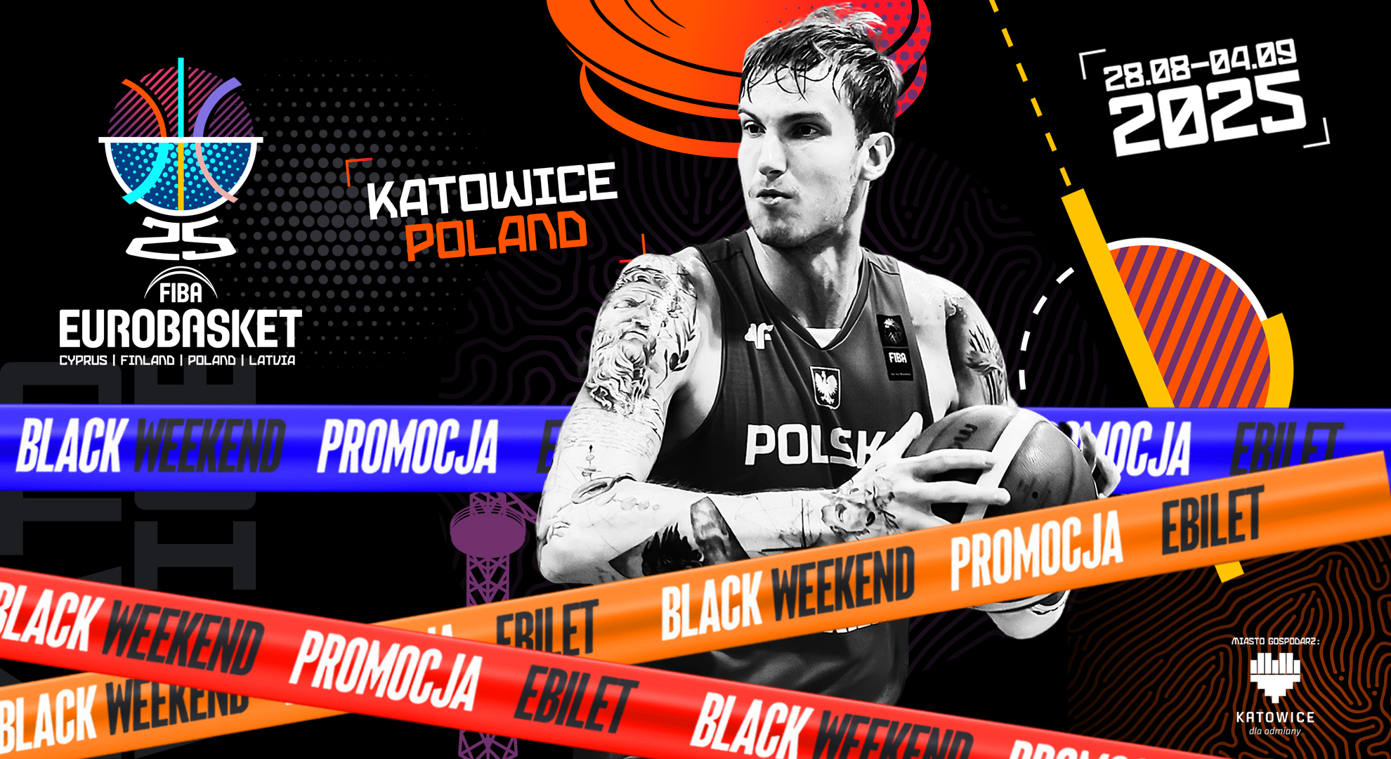 Bilety na EuroBasket 2025! Skorzystaj z promocji na Black Weekend!